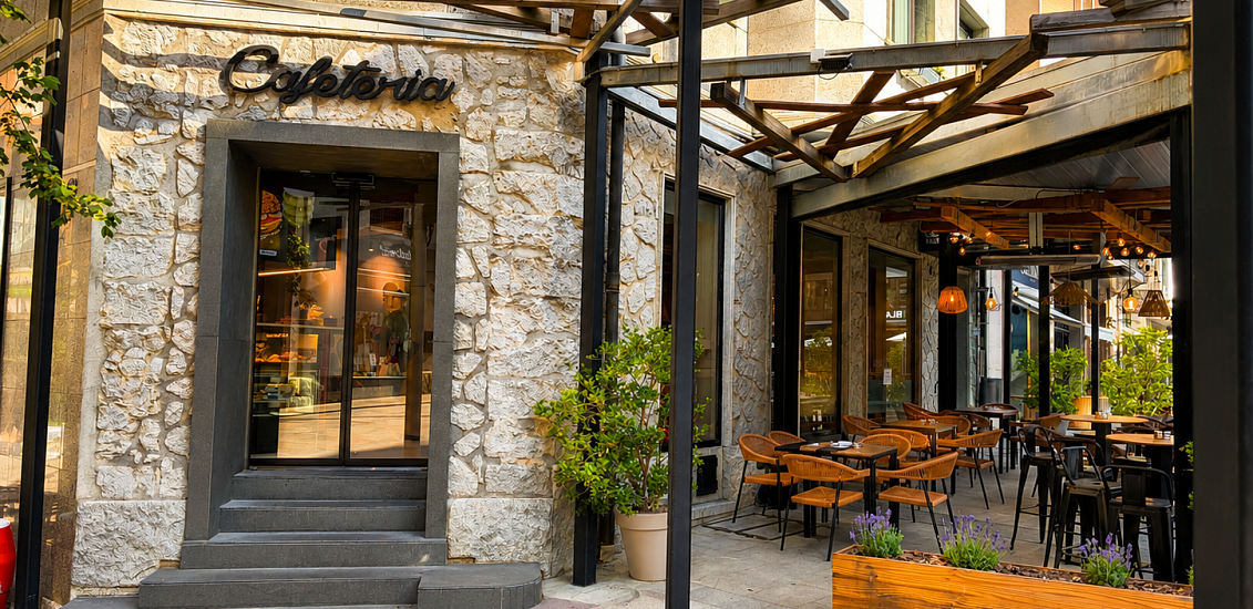 La cafétéria de l’Hotel Tudel
